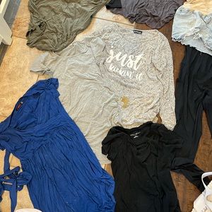 Huge lot of maternity clothes!.
